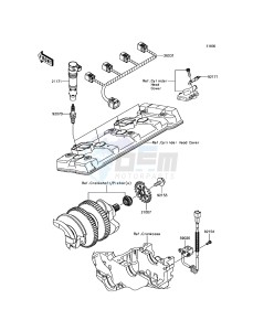 ZZR1400 ABS ZX1400JGF GB XX (EU ME A(FRICA) drawing Ignition System