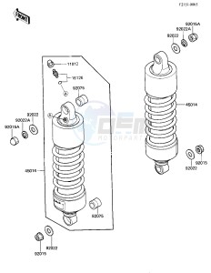 ZL 900 A [ELIMINATOR] (A1-A2) [ELIMINATOR] drawing SHOCK ABSORBERS