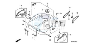 CBR1000RA9 Australia - (U / ABS MME) drawing TOP SHELTER