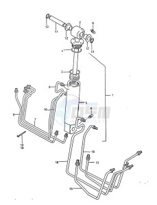 DT 85 drawing Tilt Cylinder (1988 to 1994)