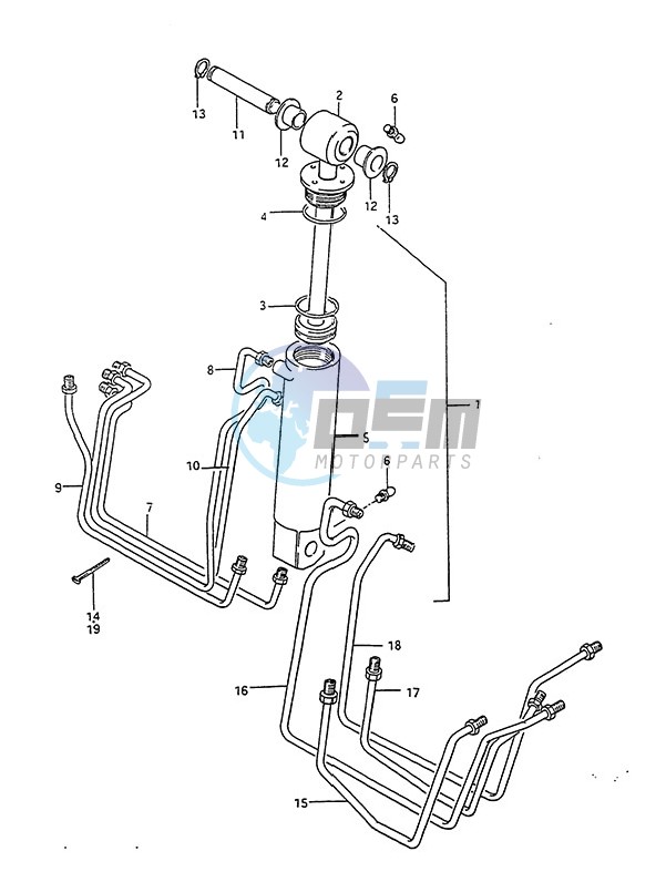 Tilt Cylinder (1988 to 1994)