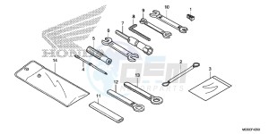 NC700SAD NC700S ABS 2ED - (2ED) drawing TOOL