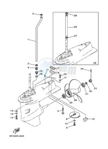 40XMHS drawing PROPELLER-HOUSING-AND-TRANSMISSION-2