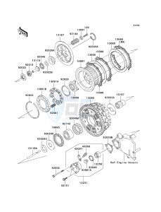 ZX 1200 C [NINJA ZZR 1200] (C1-C4) [NINJA ZZR 1200] drawing CLUTCH