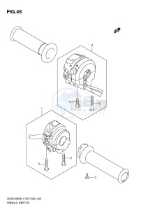 GSX1300R (E3-E28) Hayabusa drawing HANDLE SWITCH