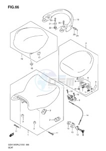 GSX1300R drawing SEAT L2