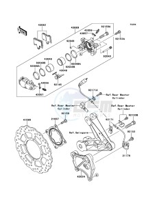 1400GTR_ABS ZG1400CCF FR GB XX (EU ME A(FRICA) drawing Rear Brake