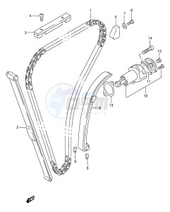 GS500 (E2) drawing CAM CHAIN