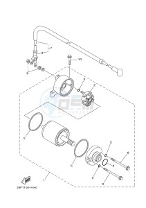 YFM700FWB KODIAK 700 KODIAK 700 HUNTER (B16N) drawing STARTING MOTOR