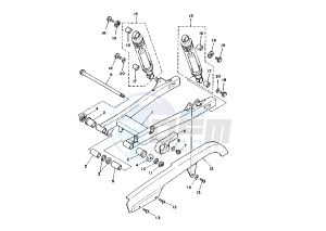 XV VIRAGO 125 drawing REAR ARM