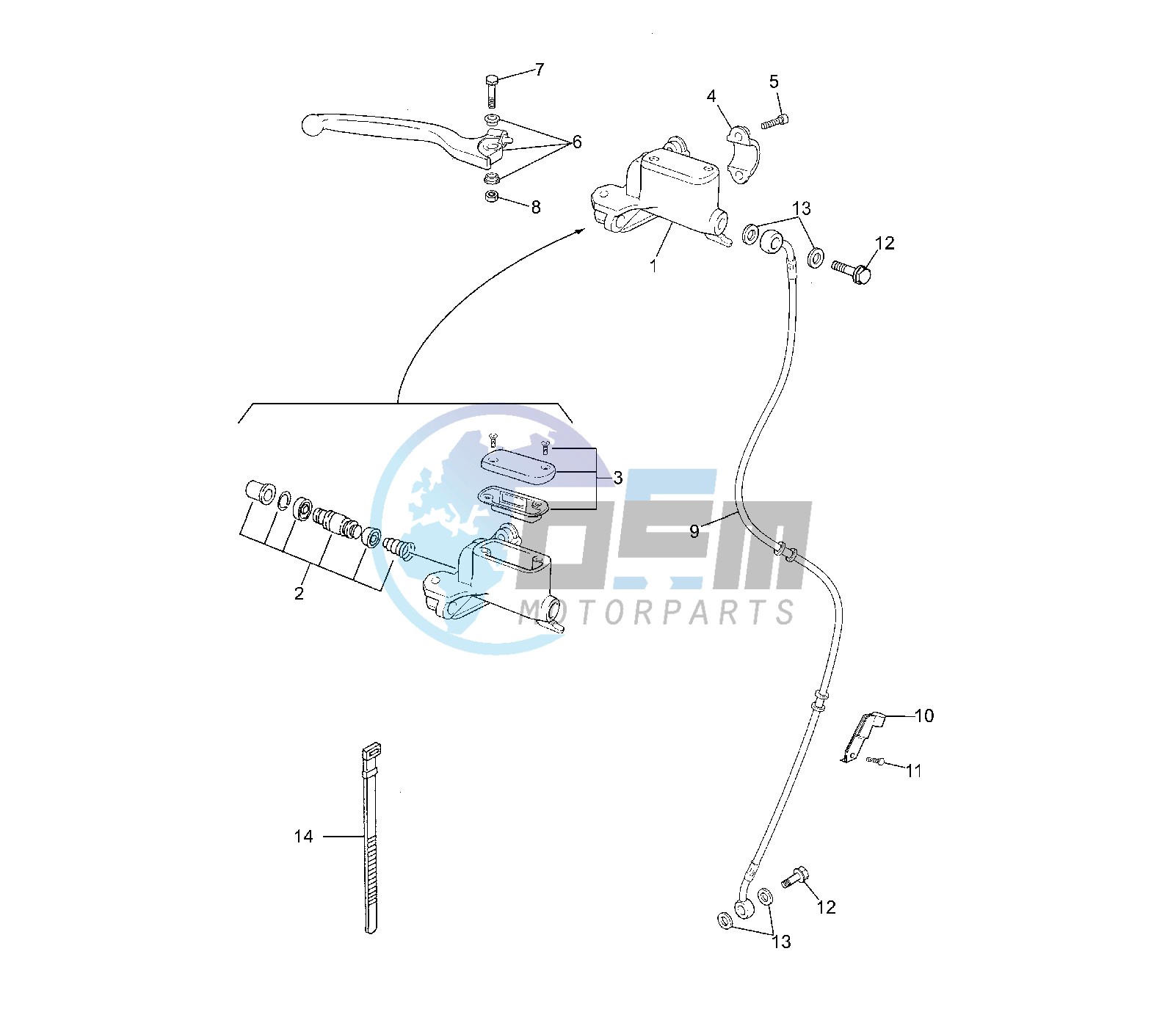 FRONT MASTER CYLINDER