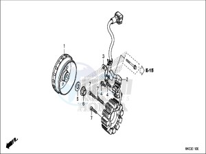 CRF450RH Europe Direct - (ED) drawing GENERATOR