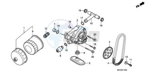 VT750C9 Europe Direct - (ED / MK) drawing OIL PUMP