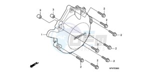 CB1000R9 Australia - (U) drawing A.C. GENERATOR COVER