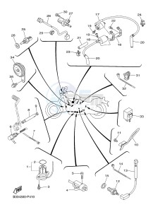 XVS950CR XVS950 CAFE RACER XV950 RACER (B33M) drawing ELECTRICAL 1