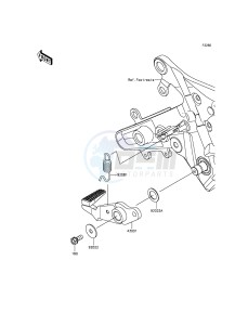 ER-6F EX650EGF XX (EU ME A(FRICA) drawing Brake Pedal