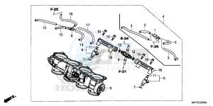 CBR1000S2 2ED - (2ED) drawing THROTTLE BODY