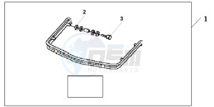 GL1800A Korea - (KO) drawing TRUNK GUARD PIPE