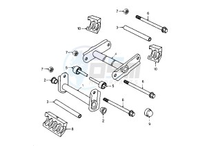 ELYSTAR - 150 cc drawing SWINGING ARM