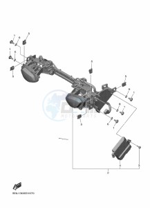 YZF1000D YZF-R1M (B4S1) drawing HEADLIGHT