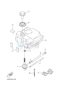 BW'S 50 (2B6K) drawing FUEL TANK