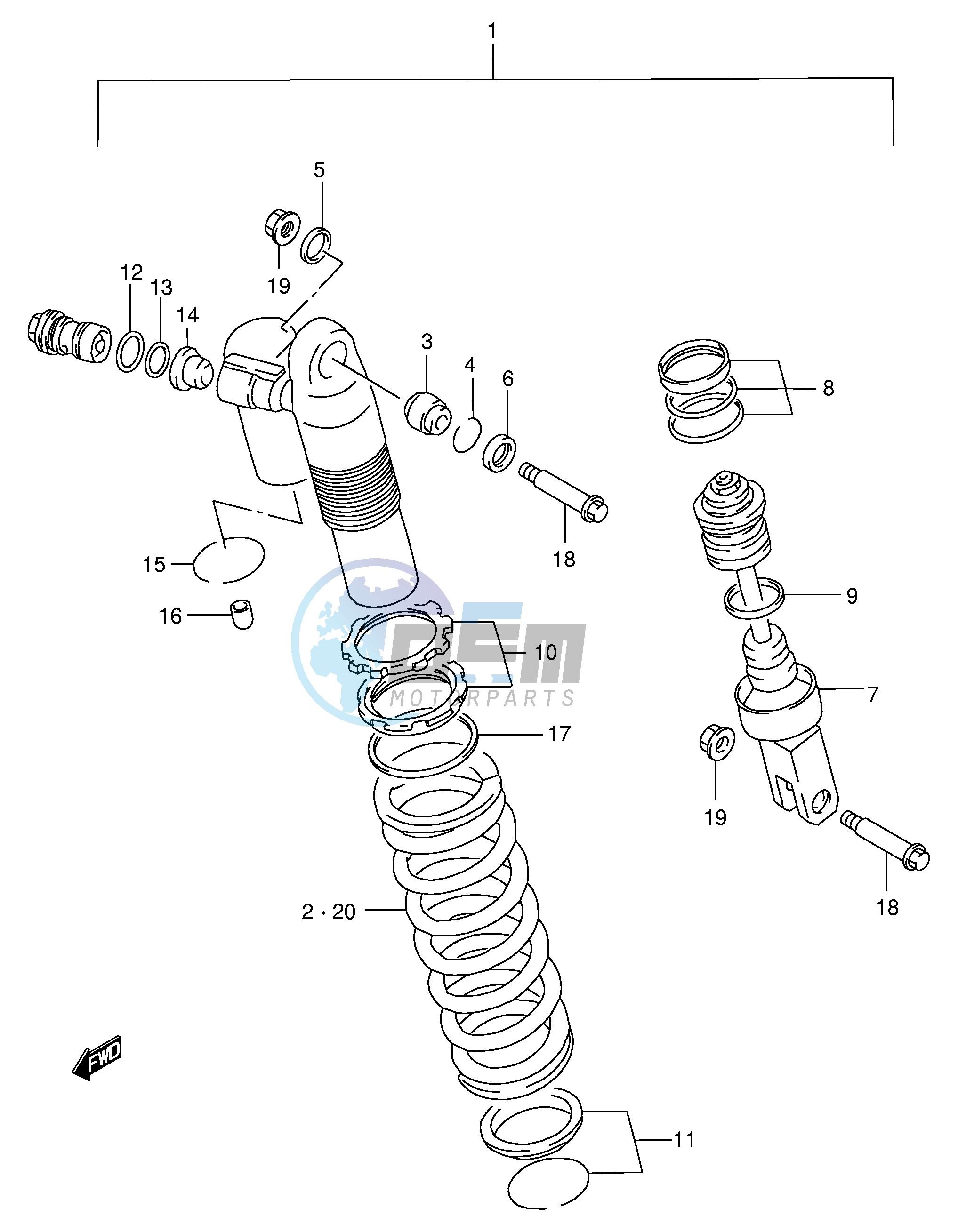 SHOCK ABSORBER (MODEL W)