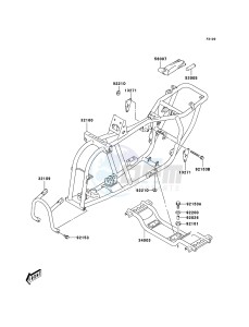 KFX50 KSF50-A3 EU drawing Frame