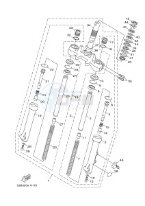 HW125 XENTER 125 (53B5) drawing FRONT FORK