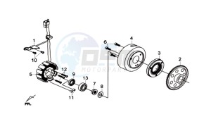 CRUISYM 250I (L8) EU drawing MAGNETO / FLYWHEEL