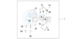 SES125 drawing WINDSHIELD