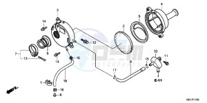 CRF50FC drawing AIR CLEANER