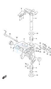 DF 25A drawing Swivel Bracket Remote Control