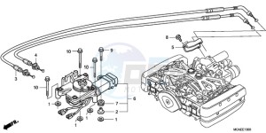 GL1800A UK - (E / MKH) drawing REVERSE SHIFT ACTUATOR