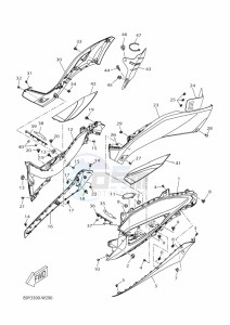 CZD300-A XMAX 300 (BBA4) drawing WINDSHIELD