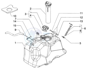 Beverly 200 drawing Fuel Tank