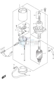 DF 30A drawing Starting Motor