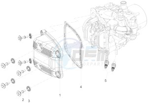 MP3 500 Sport Business ABS (NAFTA) drawing Cylinder head cover