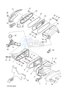 YPR400RA XMAX 400 ABS EVOLIS 400 ABS (1SD3) drawing INTAKE 2