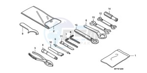 CB1300SA9 France - (F / ABS BCT CMF MME TWO) drawing TOOLS