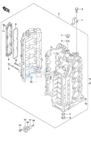 DF 115A drawing Cylinder Block