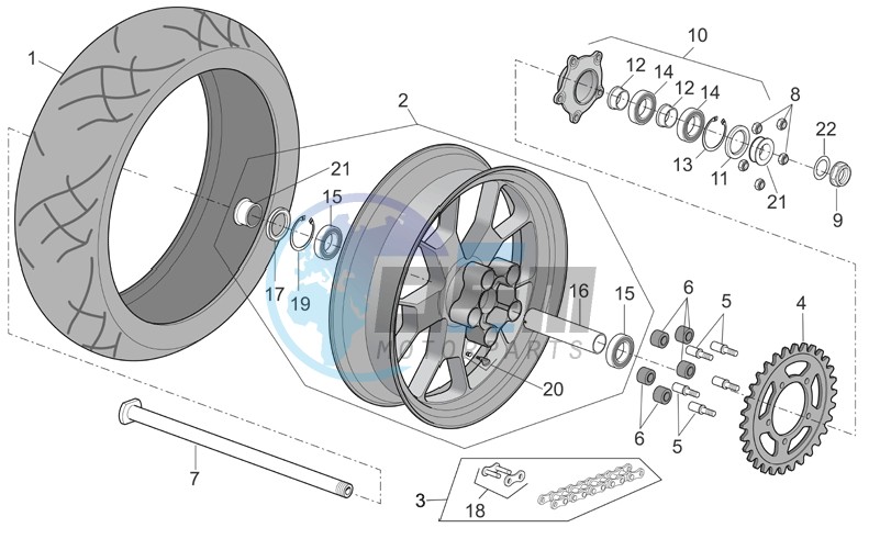 Rear wheel Factory - Dream I