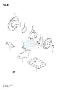 SFV650 (E21) Gladius drawing OIL PUMP