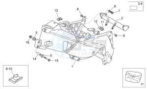 RS 125 E2 - E3 drawing Frame