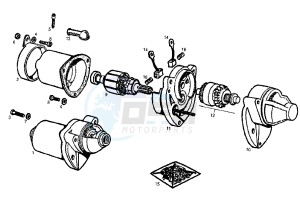 GPR REPLICA RACING - 50 cc drawing STICKERS SET