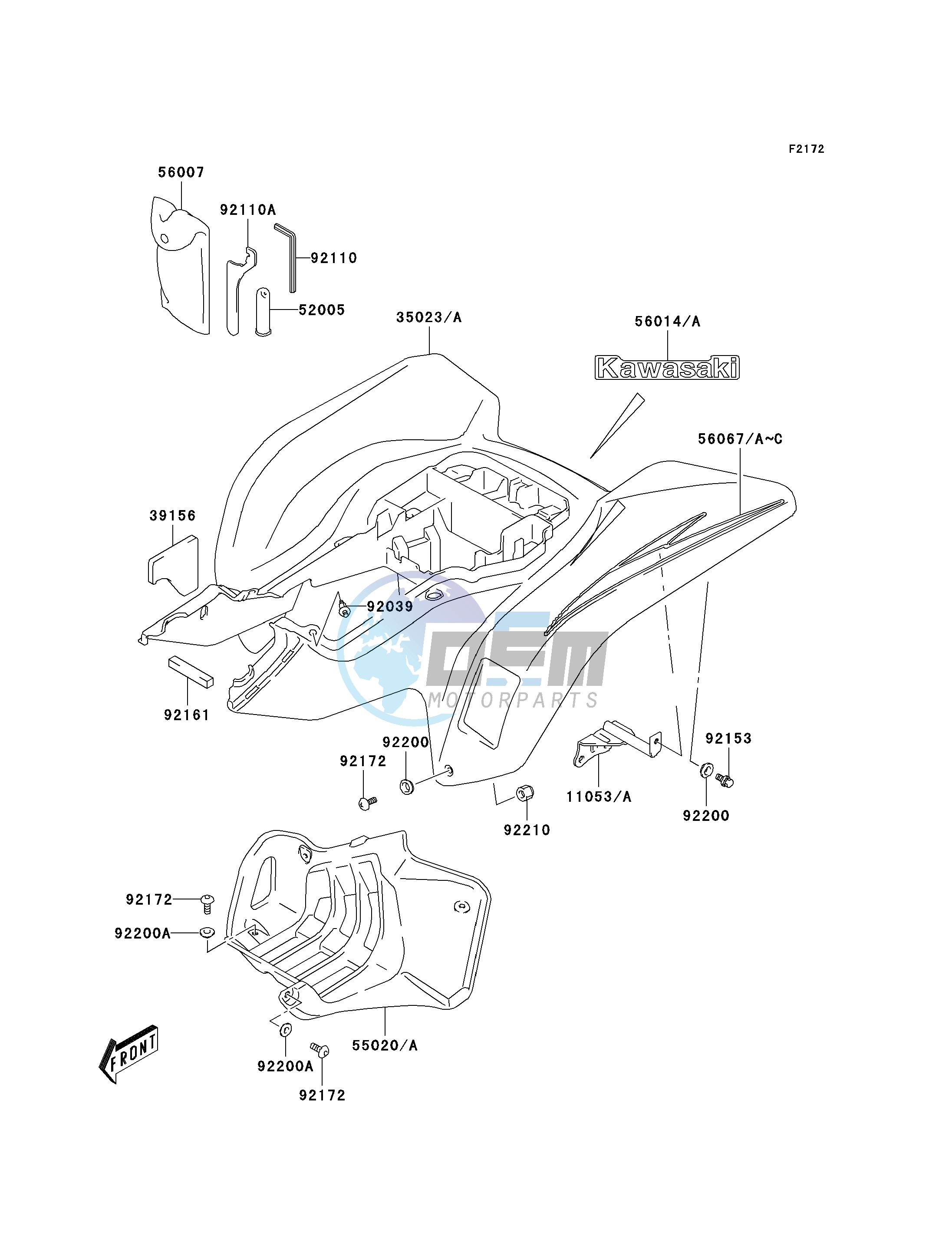 REAR FENDER-- S- -