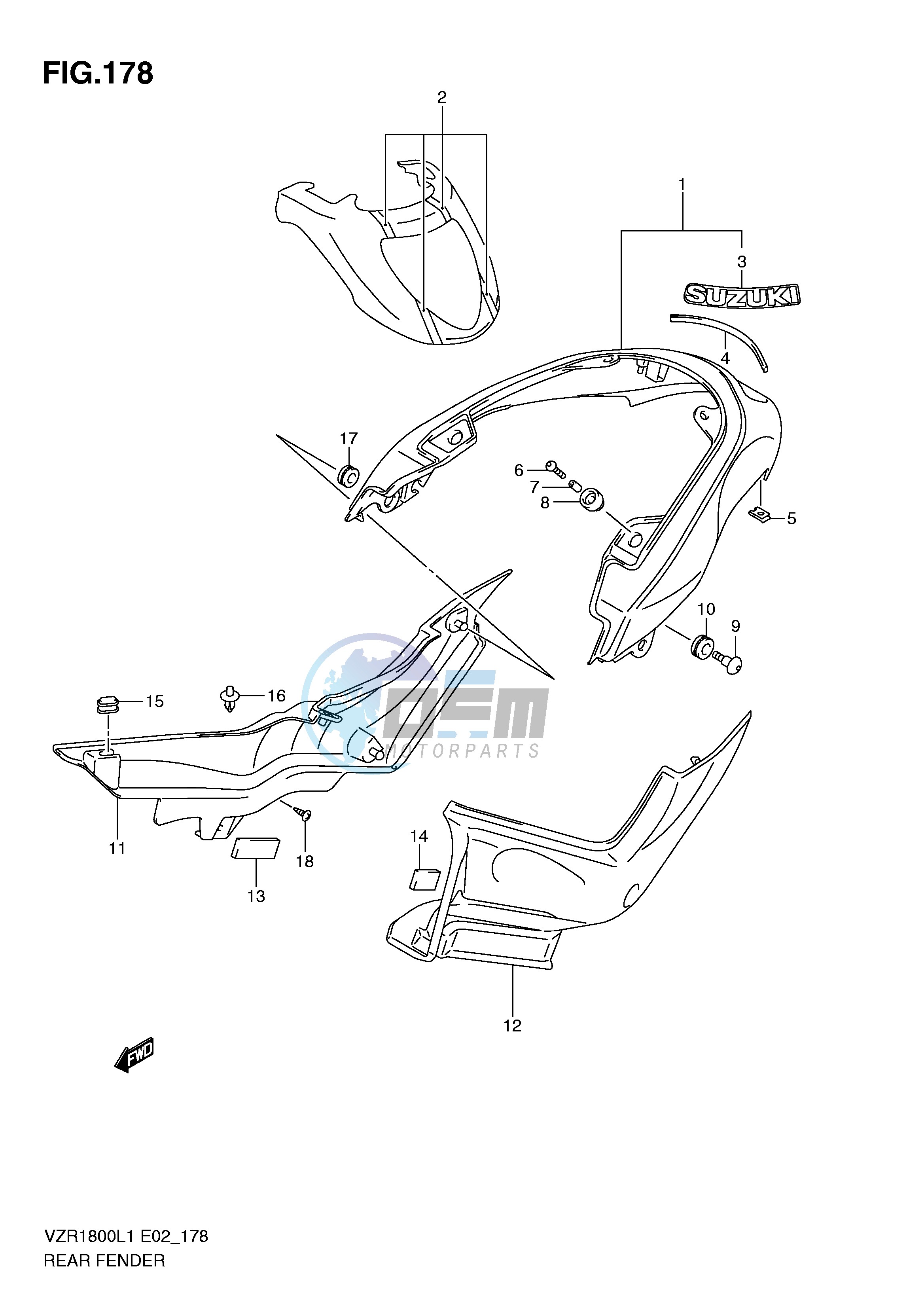 REAR FENDER (VZR1800ZL1 E24)