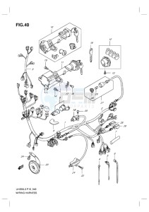 UH200G BURGMAN EU drawing WIRING HARNESS