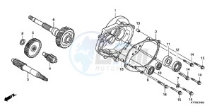 SH125RB drawing TRANSMISSION