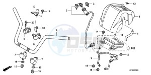 TRX420FPAC TRX420 ED drawing HANDLE PIPE