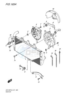 GSX-1250F ABS EU drawing RADIATOR